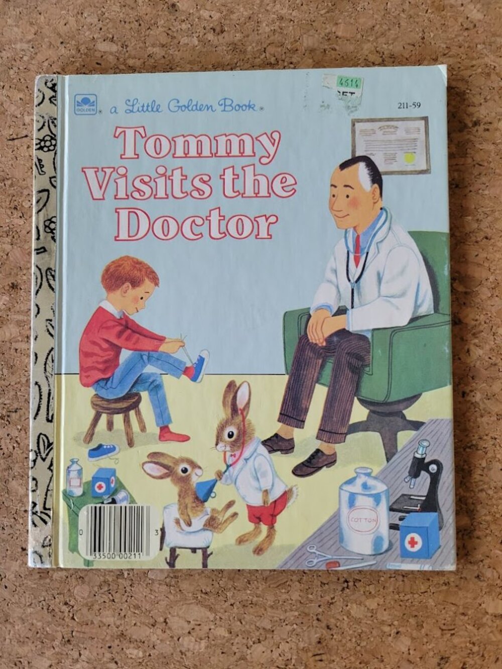 Vintage Little Golden Book Tommy Visits the Doctor 1962